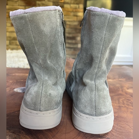 SATORISAN Meraki Women's Grey Suede Pull On Lined Booties US 5,5. EU 36 - Picture 7 of 11